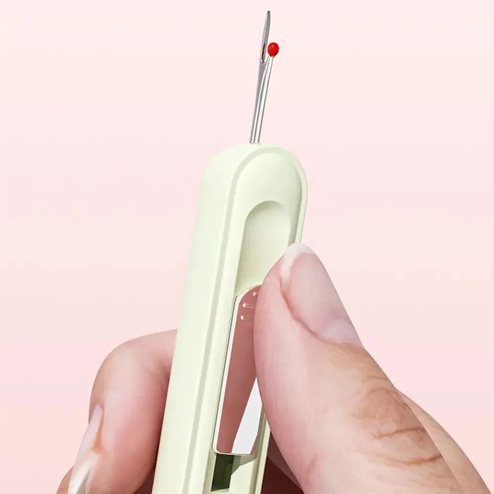 Threading Needle Threader Elderly Hand Sewing Special Tools for Home Use Multifunctional Picking Thread Remover