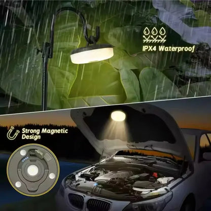 LED Camping Lamp Strip Atmosphere 10M Length Waterproof Recyclable Tent Light Outdoor Garden Decoration Flashlight for Tent Room